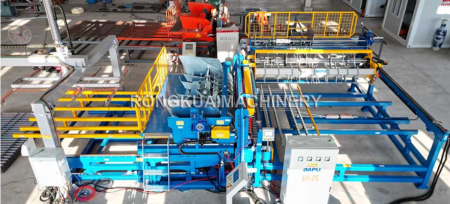 Máquina automática de soldagem de painéis 3D-EPS por RKM com inserção de fios de treliça Máquina automática de soldagem de painéis 3D-EPS por RKM com inserção de fios de treliça